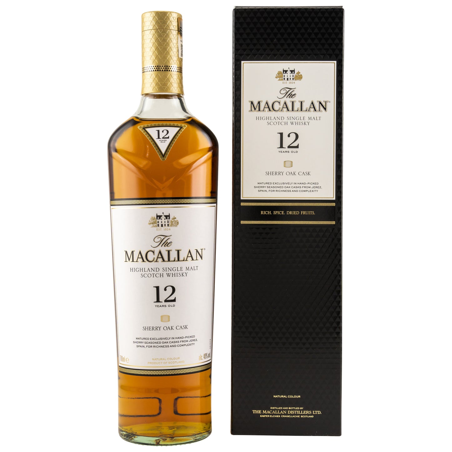 MACALLAN - 12 Jahre Sherry Cask - 40% vol. - Schwarzbach Spirits