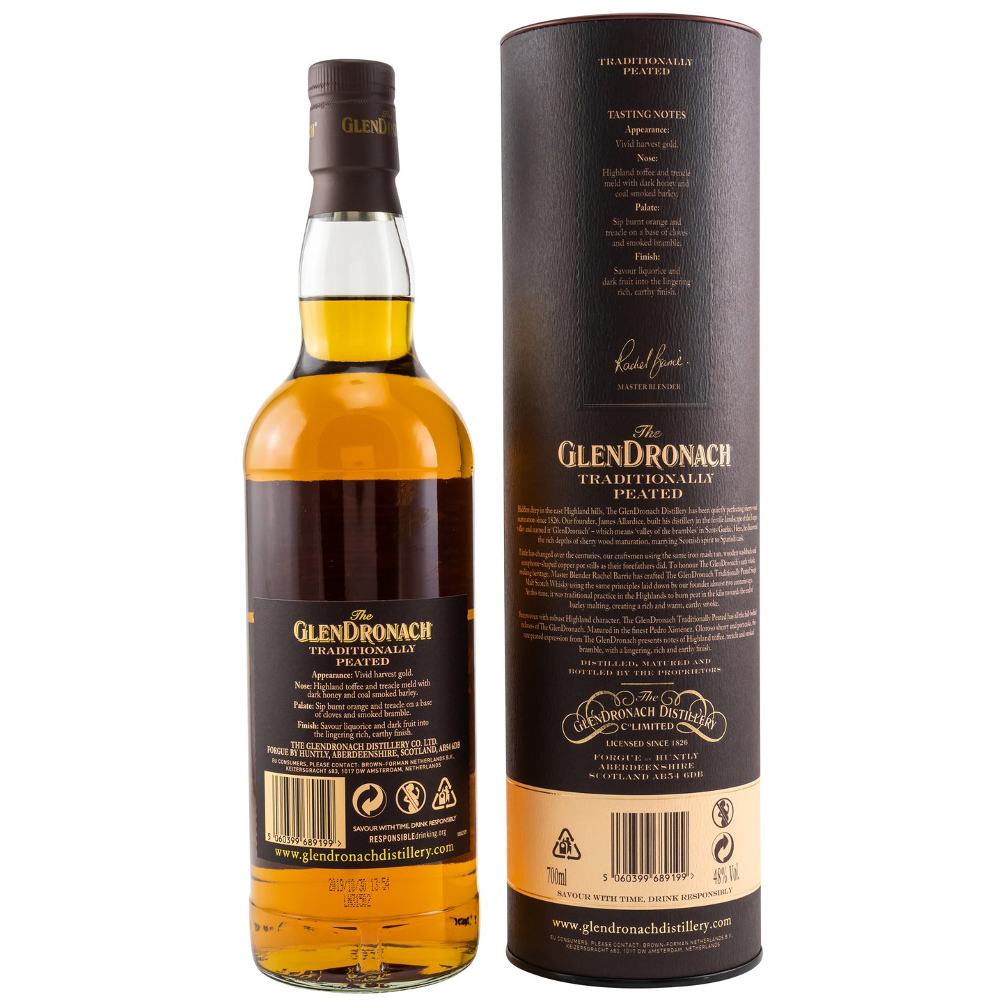 GLENDRONACH - Traditionally Peated - 48% Vol.