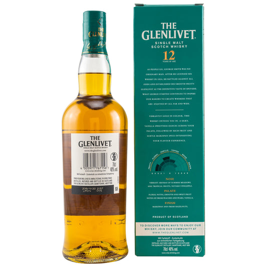 GLENLIVET - 12 Jahre - 40% Vol. - Schwarzbach Spirits