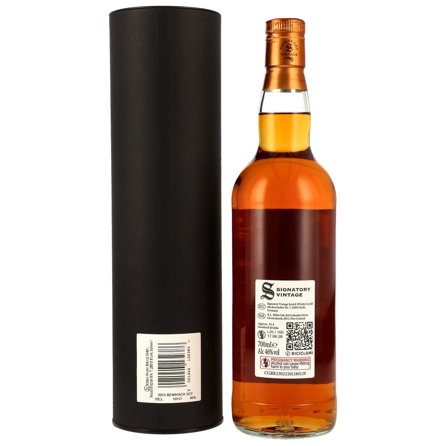 BENRIACH - 2015/2026 10 Jahre Oloroso Sherry Casks Finish - 46% Vol.