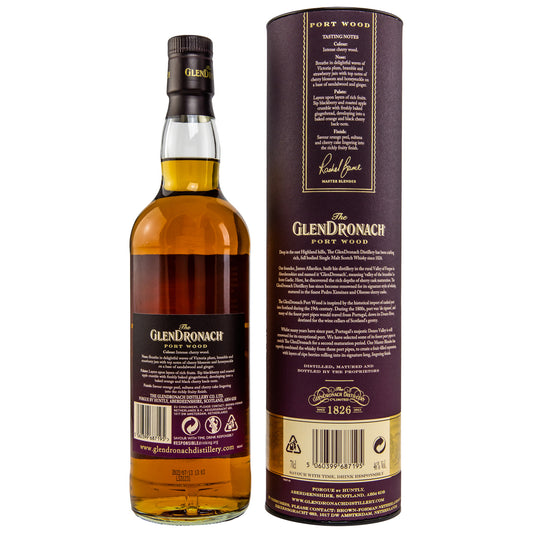 GLENDRONACH - Port Wood - 46% Vol.