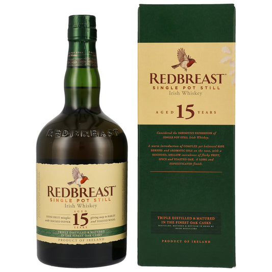 REDBREAST - 15 Jahre - 46% Vol.
