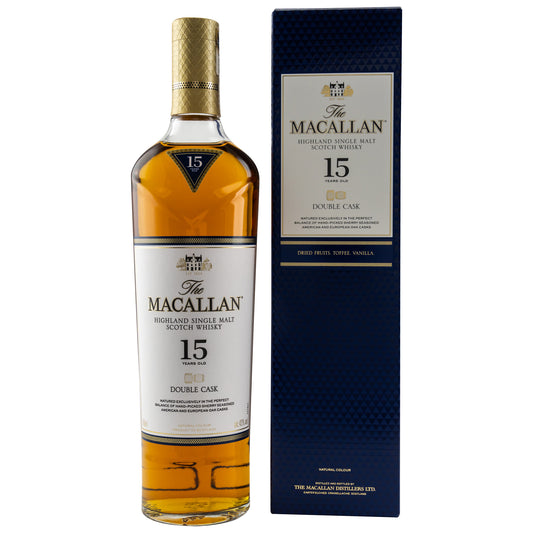 MACALLAN - 15 Jahre Double Cask - 43% Vol.