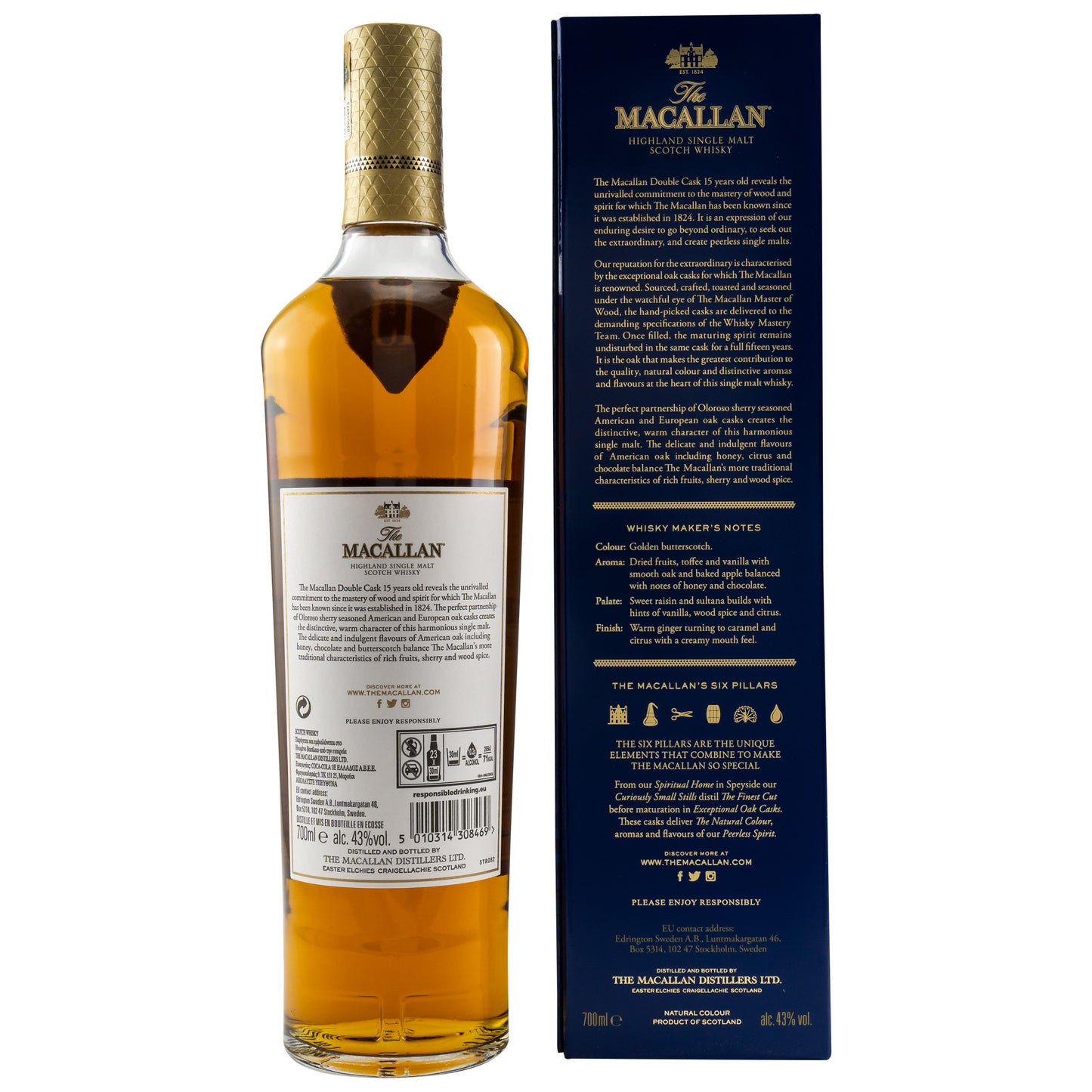 MACALLAN - 15 Jahre Double Cask - 43% Vol.