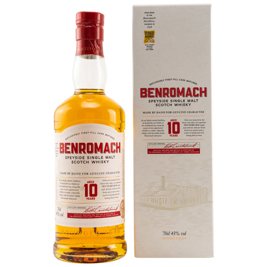 BENROMACH - 10 Jahre  - 43% vol. - Schwarzbach Spirits