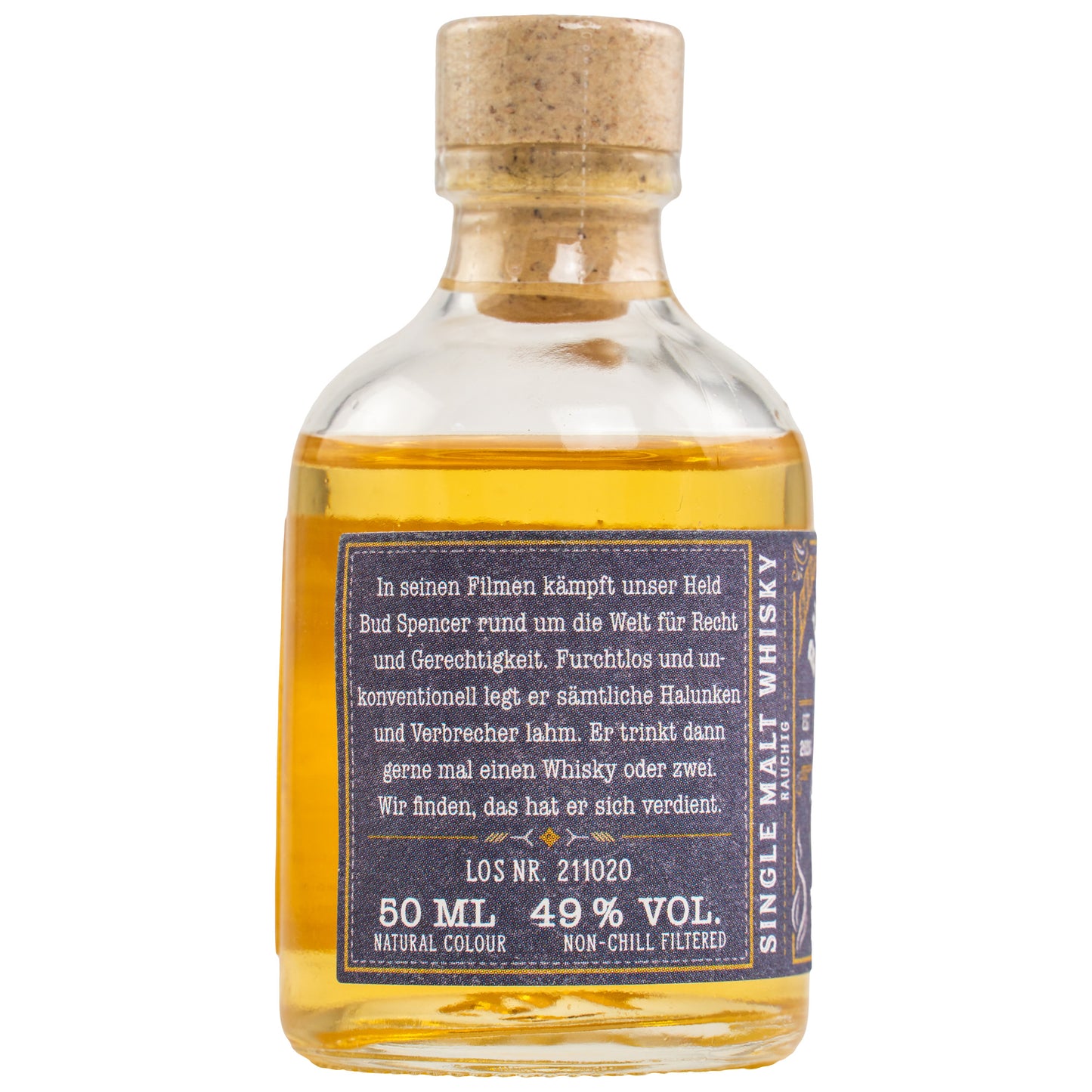 BUD SPENCER - The Legend Single Malt Whisky Peated - Mini - 49% Vol.