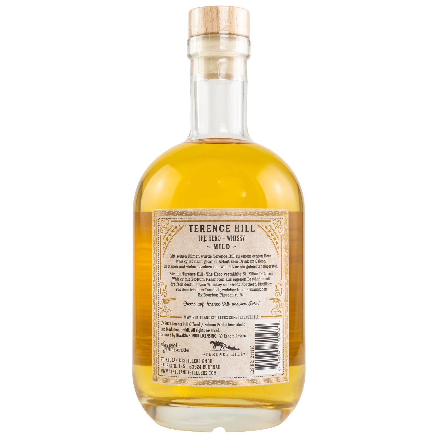 TERENCE HILL - The Hero Whisky - 46% vol. - Schwarzbach Spirits