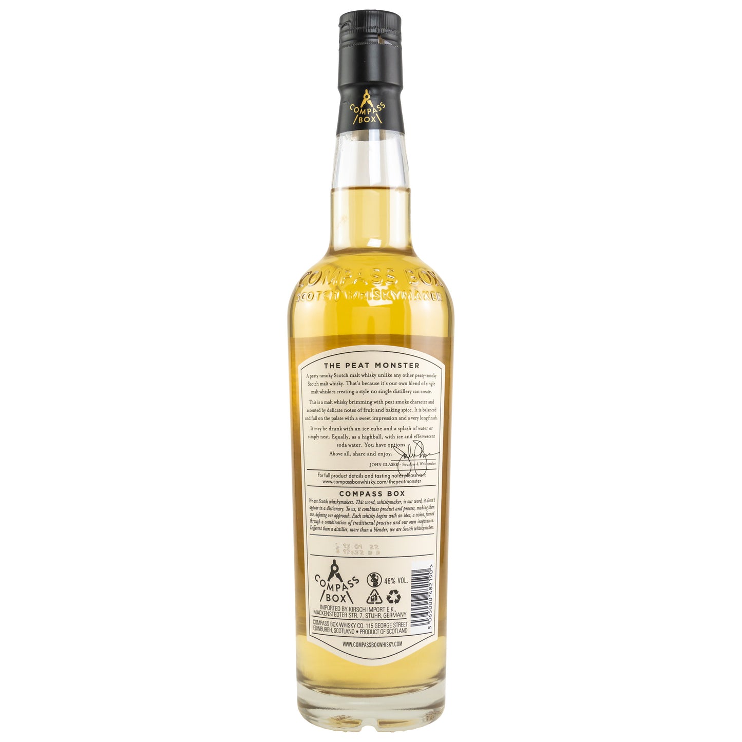 COMPASS BOX - Peat Monster - 46% Vol. - Schwarzbach Spirits