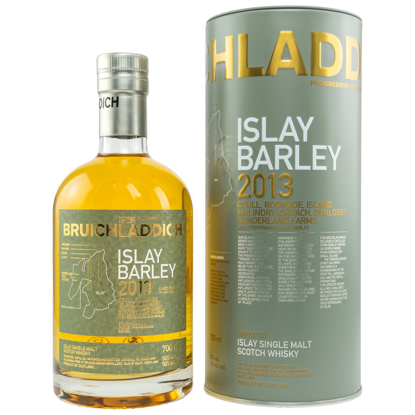 BRUICHLADDICH - Islay Barley 2013 - 50% vol.
