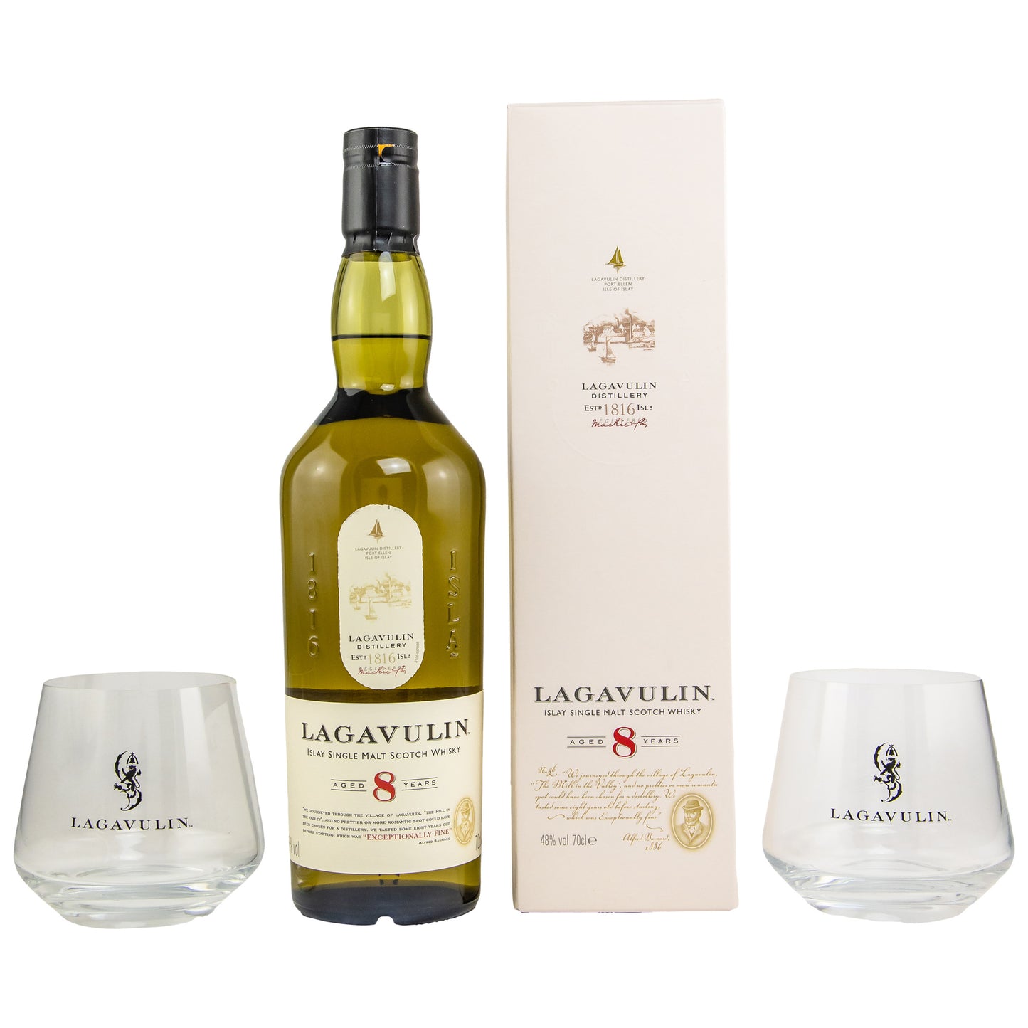 LAGAVULIN - 8 Jahre Geschenkbox - 48% Vol.