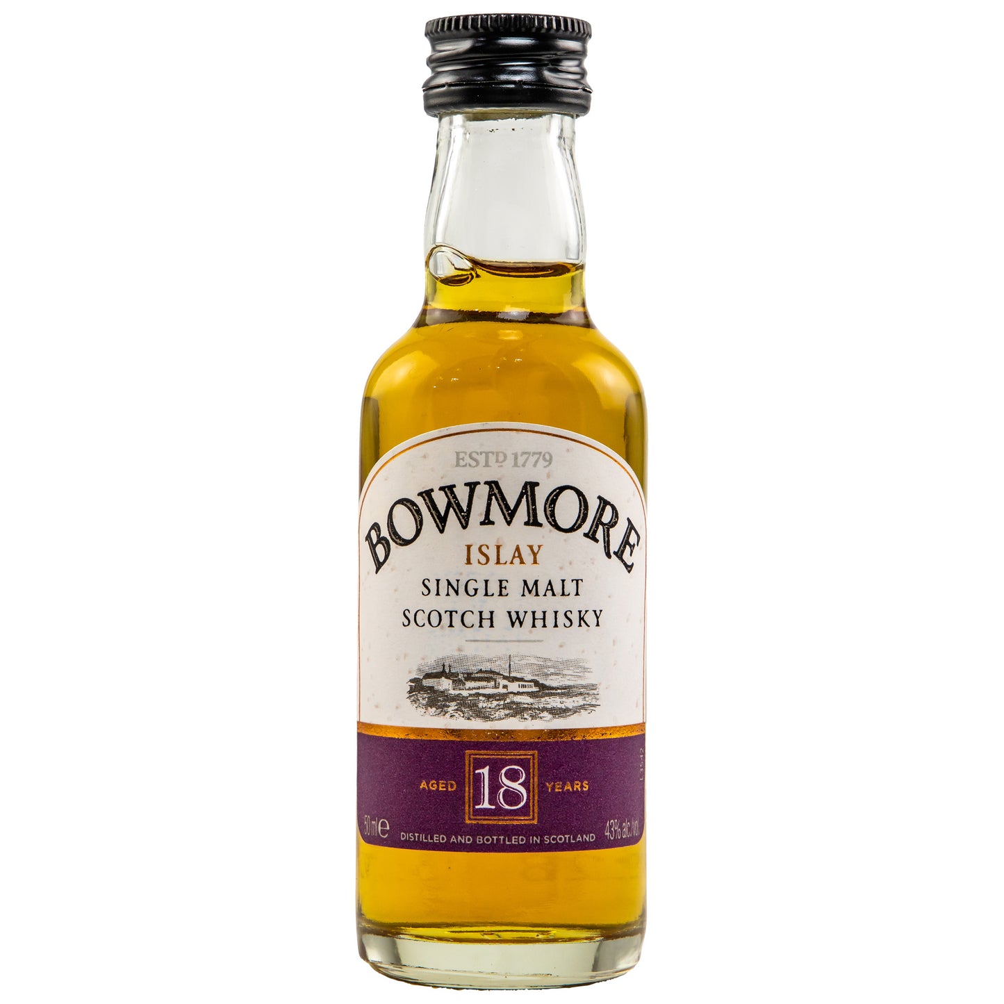 BOWMORE - 18 Jahre - Mini - 43% Vol.