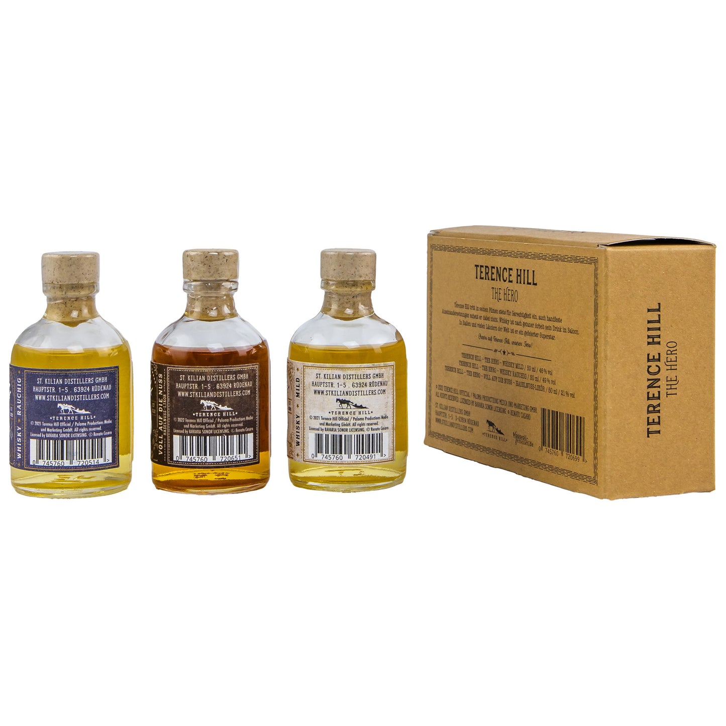 TERENCE HILL - The Hero Tasting Box - 38,66% Vol.