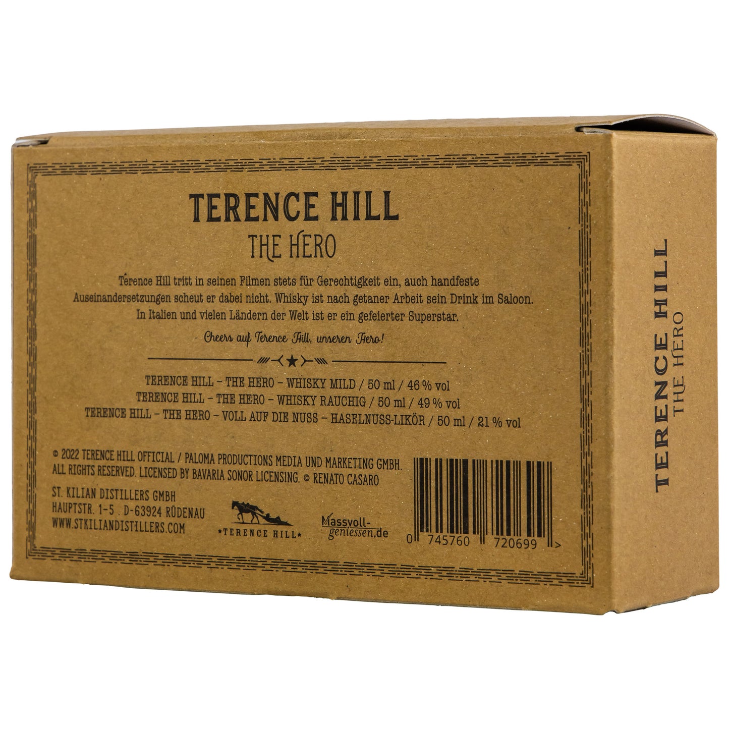 TERENCE HILL - The Hero Tasting Box - 38,66% Vol.