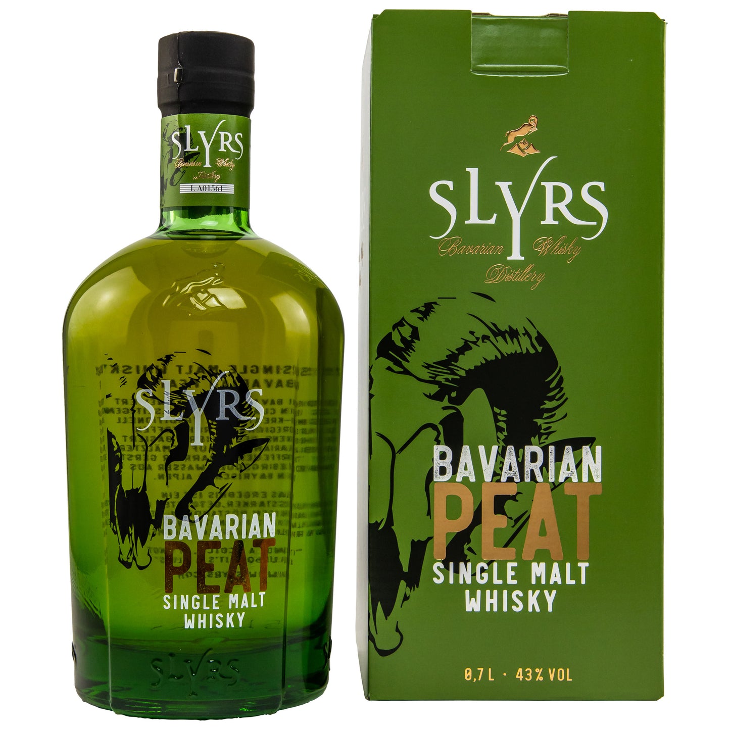 SLYRS - Single Malt Bavarian Peat - 43 % Vol.