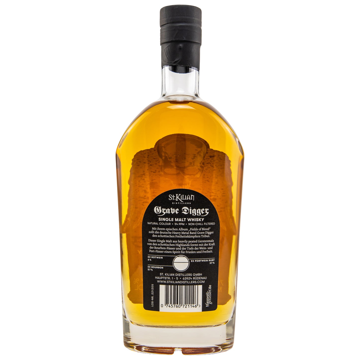 ST. KILIAN - Grave Digger Field of Blood Peated Whisky - 47% Vol. - Schwarzbach Spirits