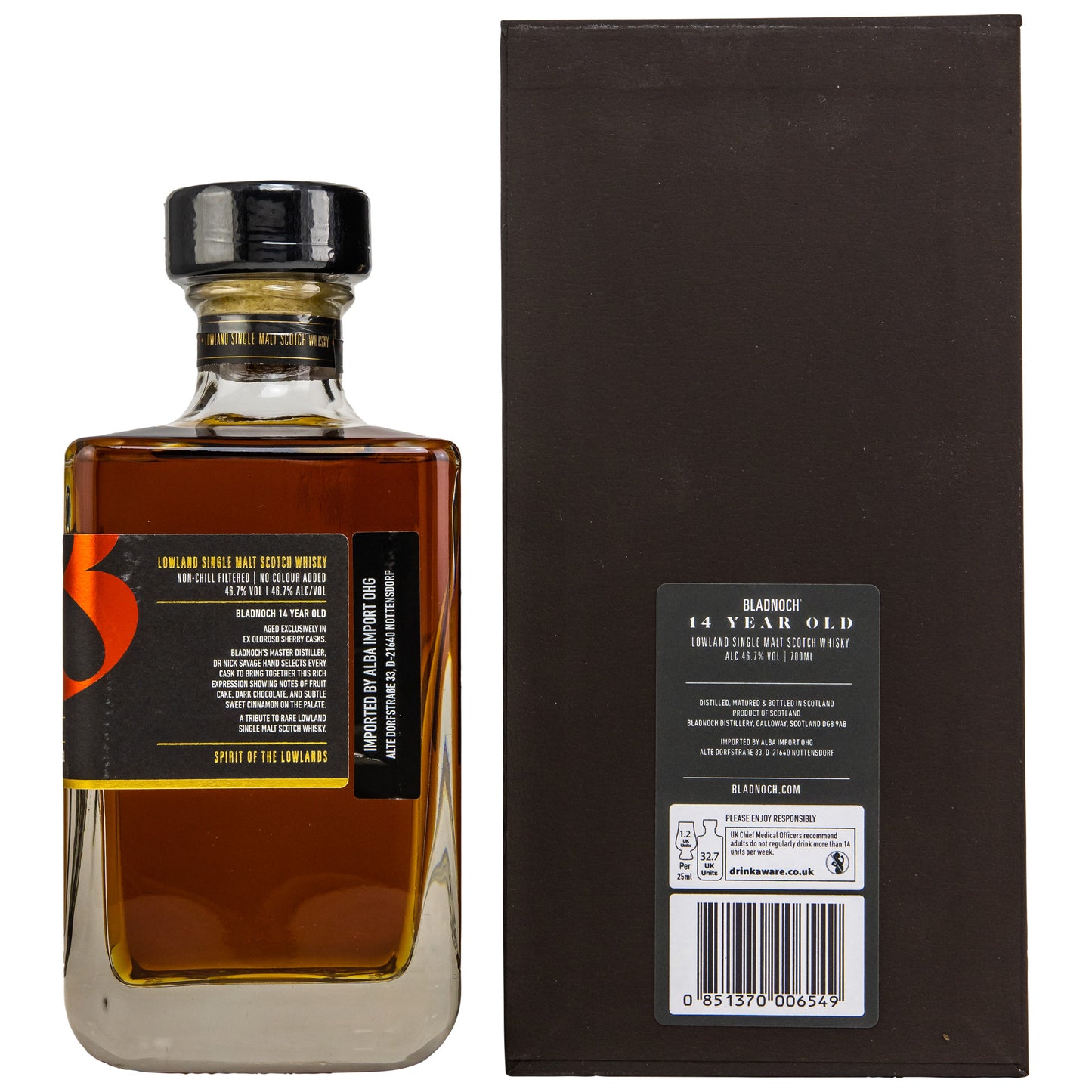 BLADNOCH - 14 Jahre Sherry Cask 2023 Release - 46,7% Vol.
