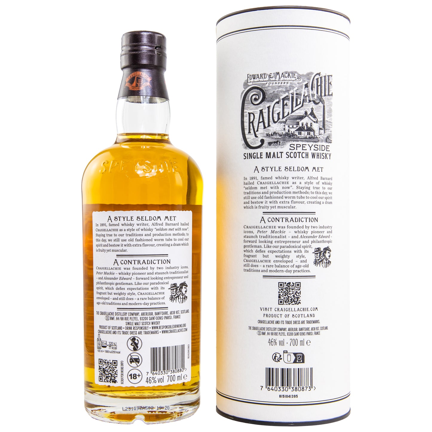 CRAIGELLACHIE - 19 Jahre - 46% Vol.