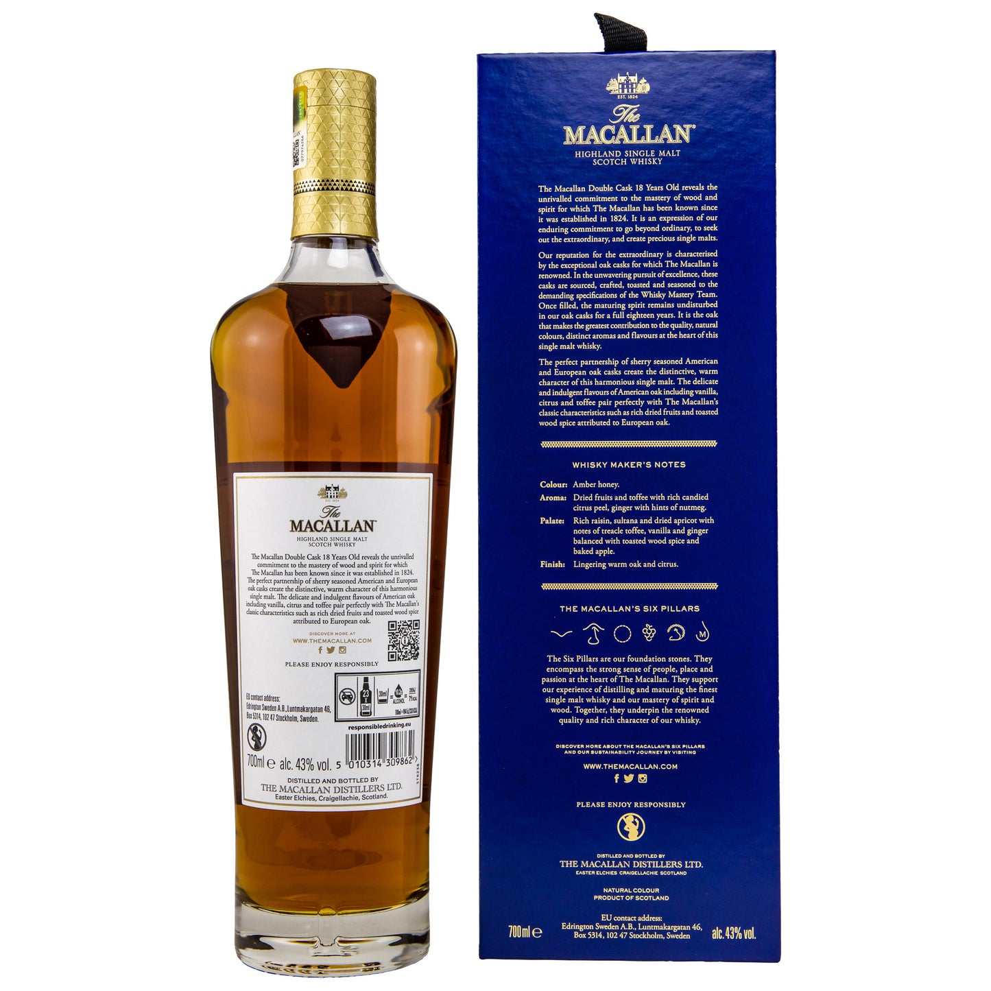 MACALLAN - 18 Jahre Double Cask - 43% Vol.