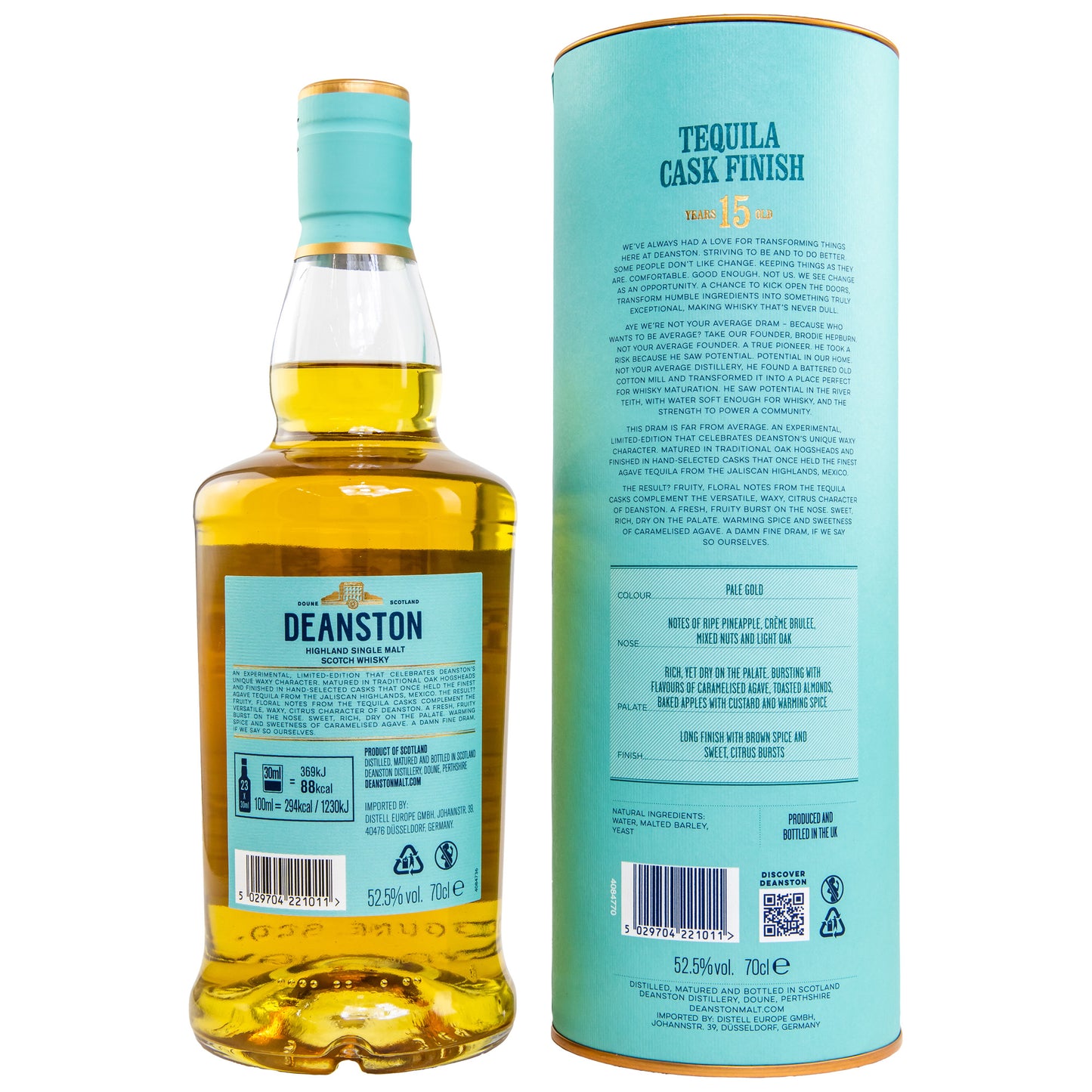 DEANSTON - 15 Jahre Tequila Cask Finish - 52,5% Vol.