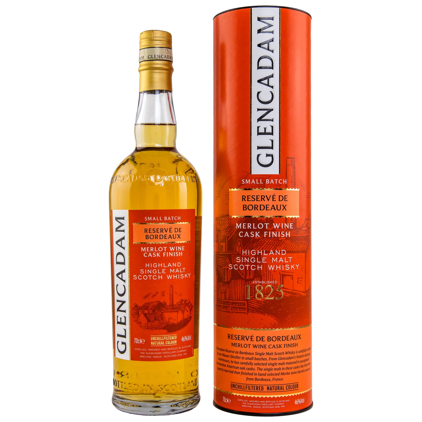 GLENCADAM - Reserve de Bordeaux - Merlot Cask Finish - 46% Vol.