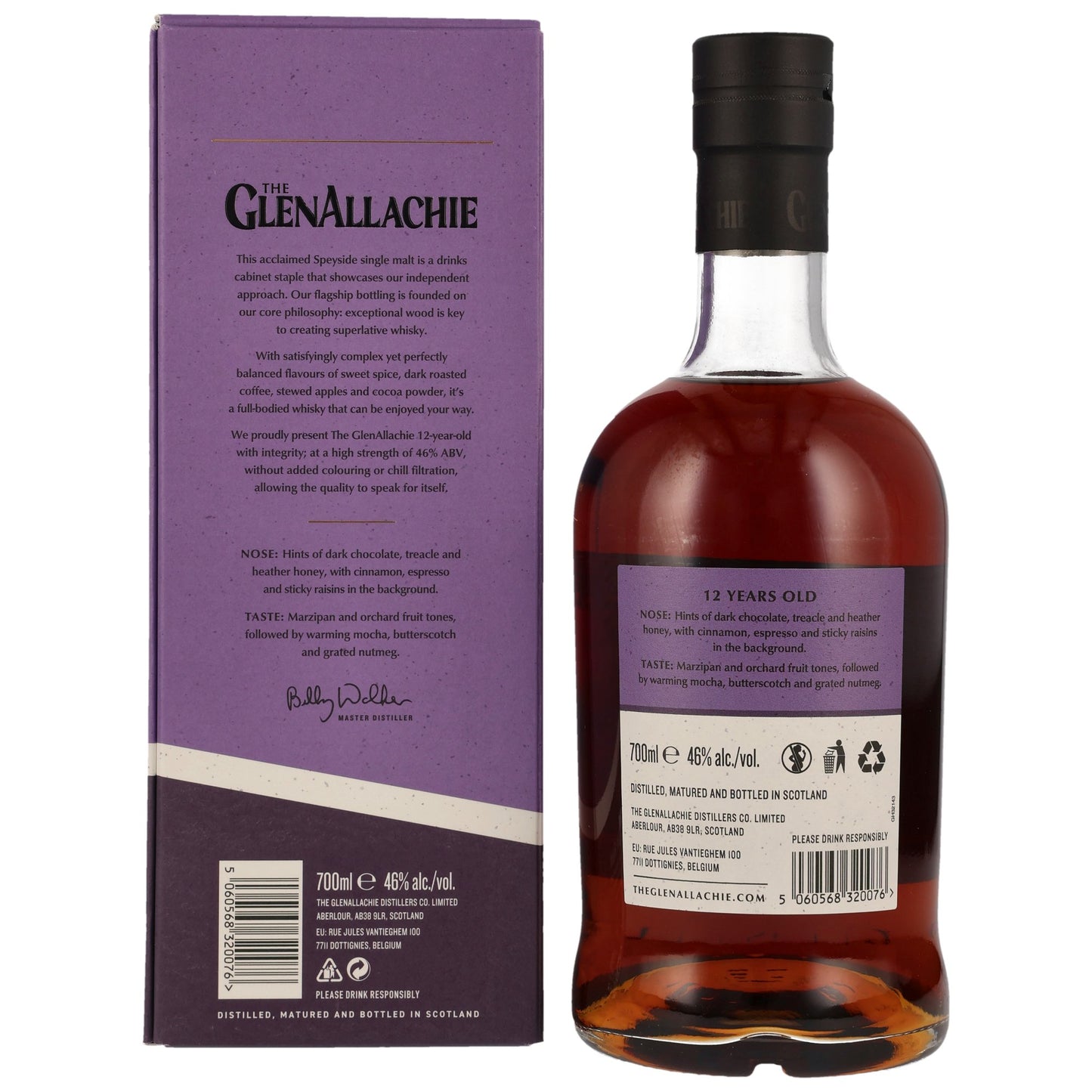 GLENALLACHIE - 12 Jahre - 46% Vol.