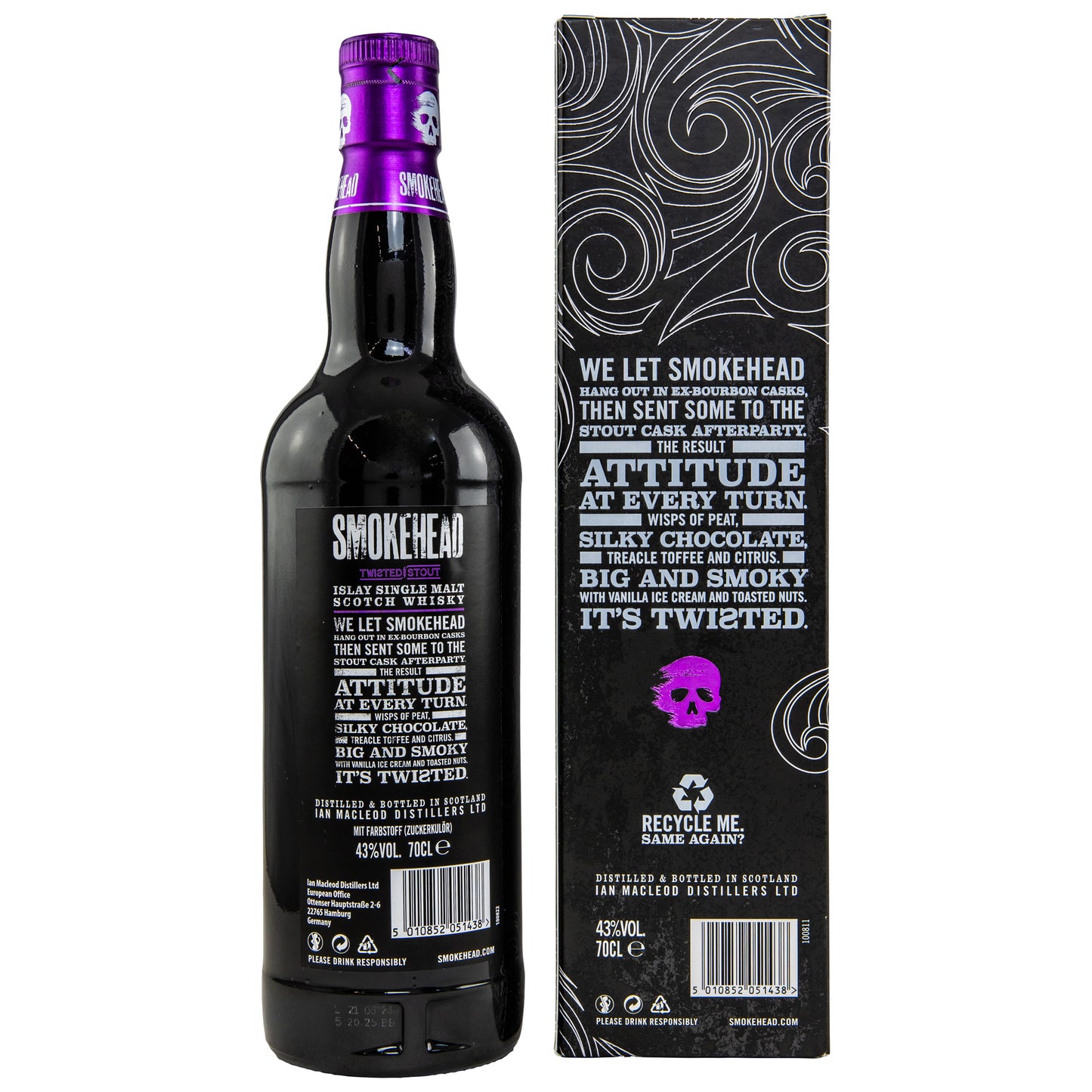 SMOKEHEAD - Twisted Stout - 43% Vol.