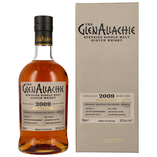 GLENALLACHIE - 2009/2023 14 Jahre Sauternes Barrique Cask #3717 - 59,5% Vol.
