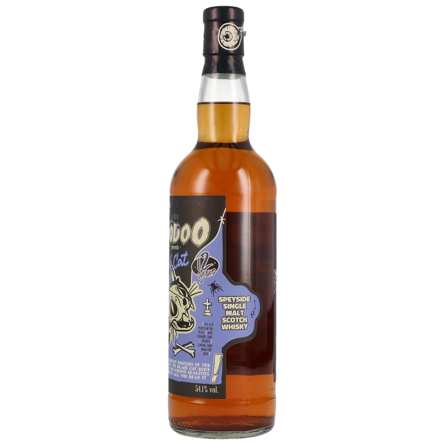 WHISKY OF VOODOO - Black Cat Bone 12 Jahre Speyside Single Malt - 54,1% Vol.