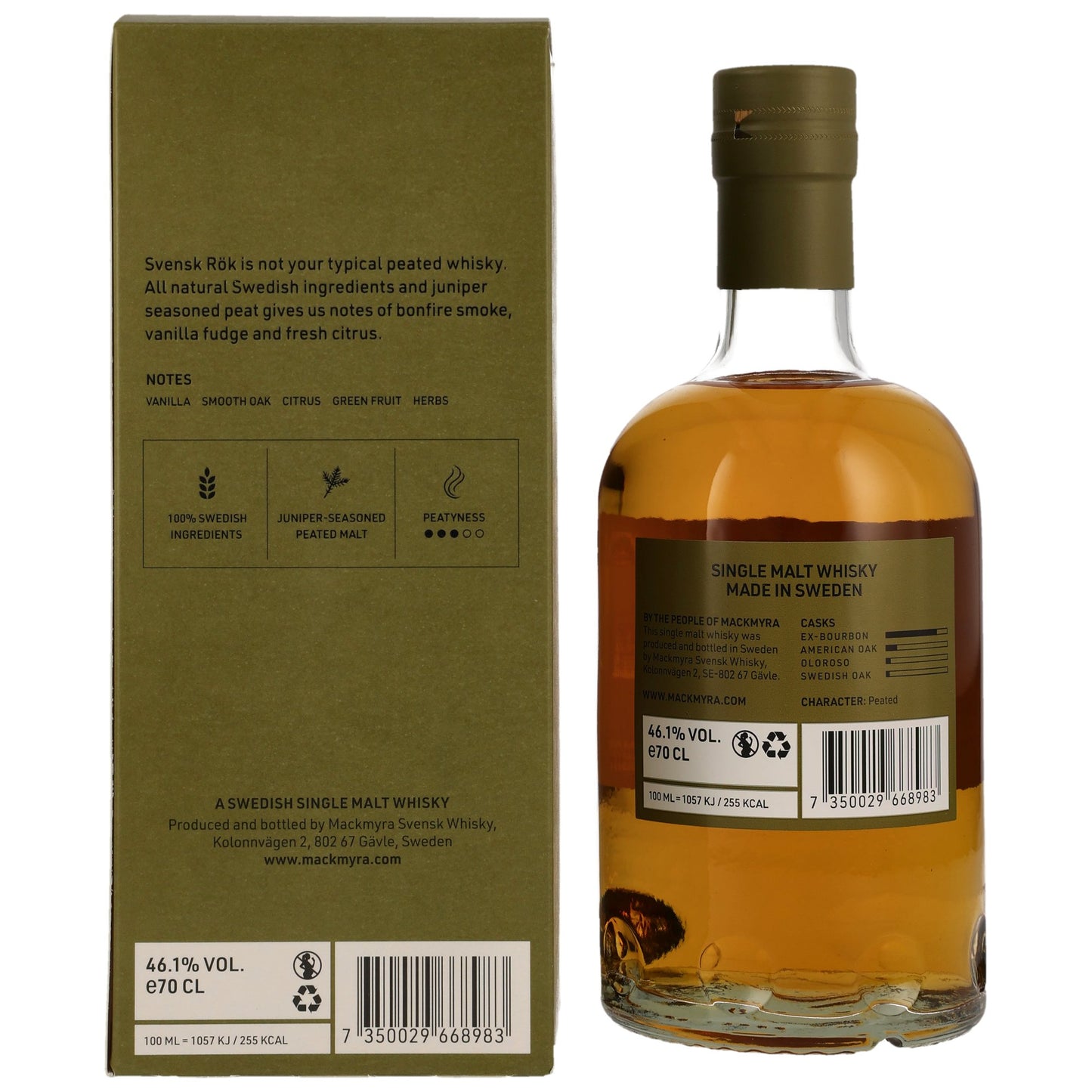 MACKMYRA - Svensk Rök - 46,1% vol. - Schwarzbach Spirits