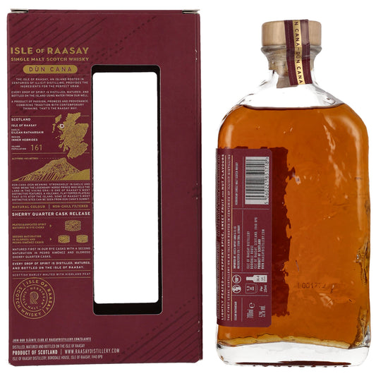 ISLE OF RAASAY - Dun Cana Sherry Quarter Cask First Edition - 52.0% Vol.