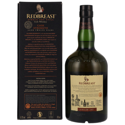 REDBREAST - 12 Jahre Cask Strength - 57,2% Vol.