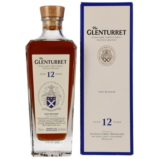 GLENTURRET - 12 Jahre Release 2023 - 46,4% Vol.