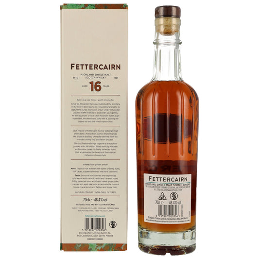 FETTERCAIRN  - 16 Jahre Fourth Release 2023 - 46,4% Vol.
