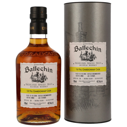 BALLECHIN - 13 Jahre - Chardonnay Cask #803 - St. Michael Eppan - 48,2% Vol.