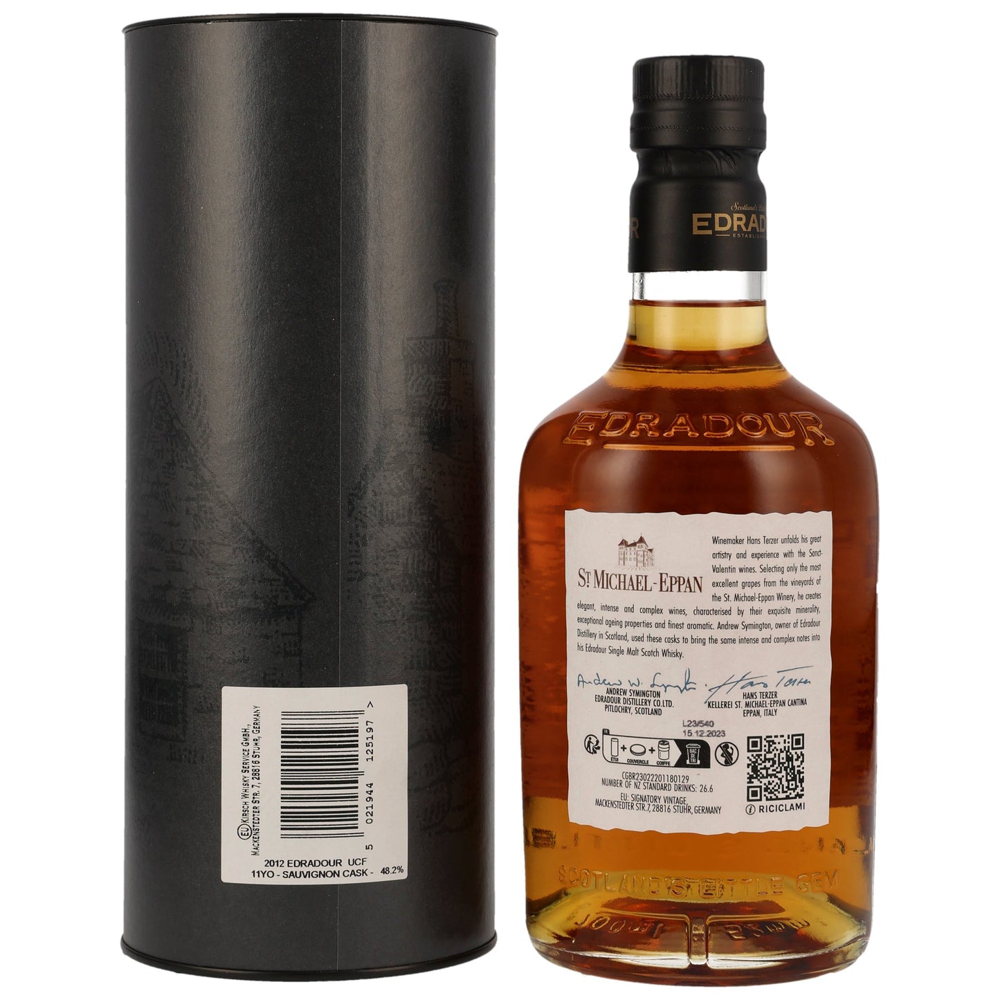 EDRADOUR - 11 Jahre Sauvignon Cask #1001 - St. Michael Eppan - 48,2% Vol.