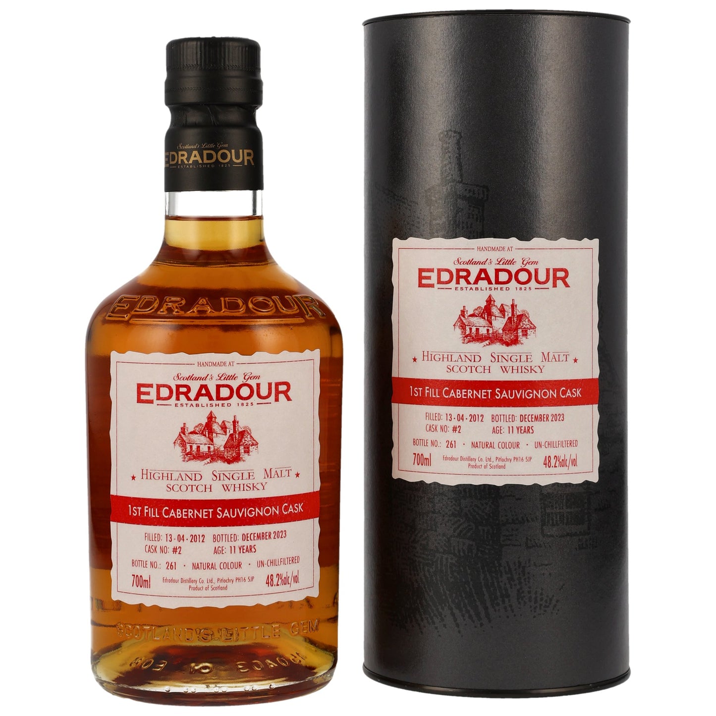 EDRADOUR - 11 Jahre Cabernet Sauvignon Cask #2 - St. Michael Eppan - 48,2% Vol.