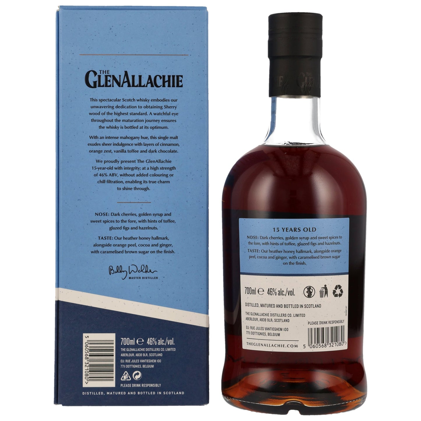 GLENALLACHIE - 15 Jahre - 46% Vol.