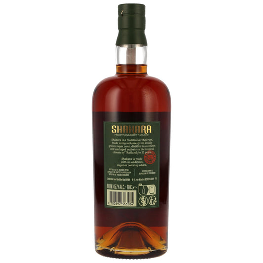 SHAKARA - 12 Jahre Thailand Rum - 45,7% Vol.