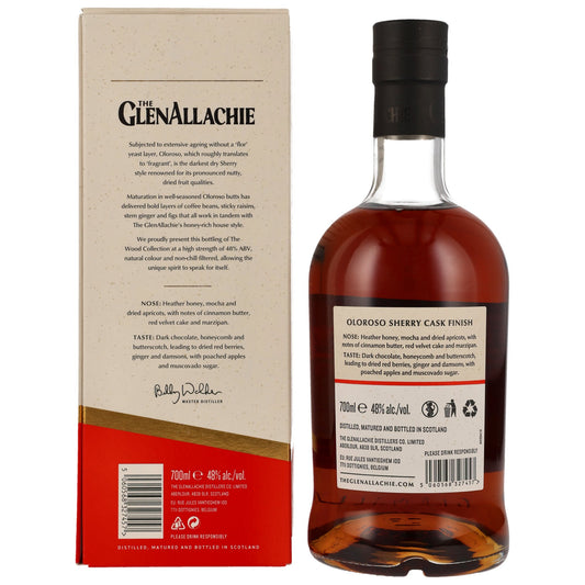 GLENALLACHIE - 9 Jahre Oloroso Sherry Finish Limited Edition - 48% Vol.