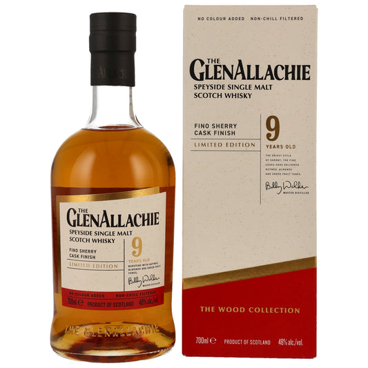 GLENALLACHIE - 9 Jahre Fino Sherry Finish Limited Edition - 48% Vol.