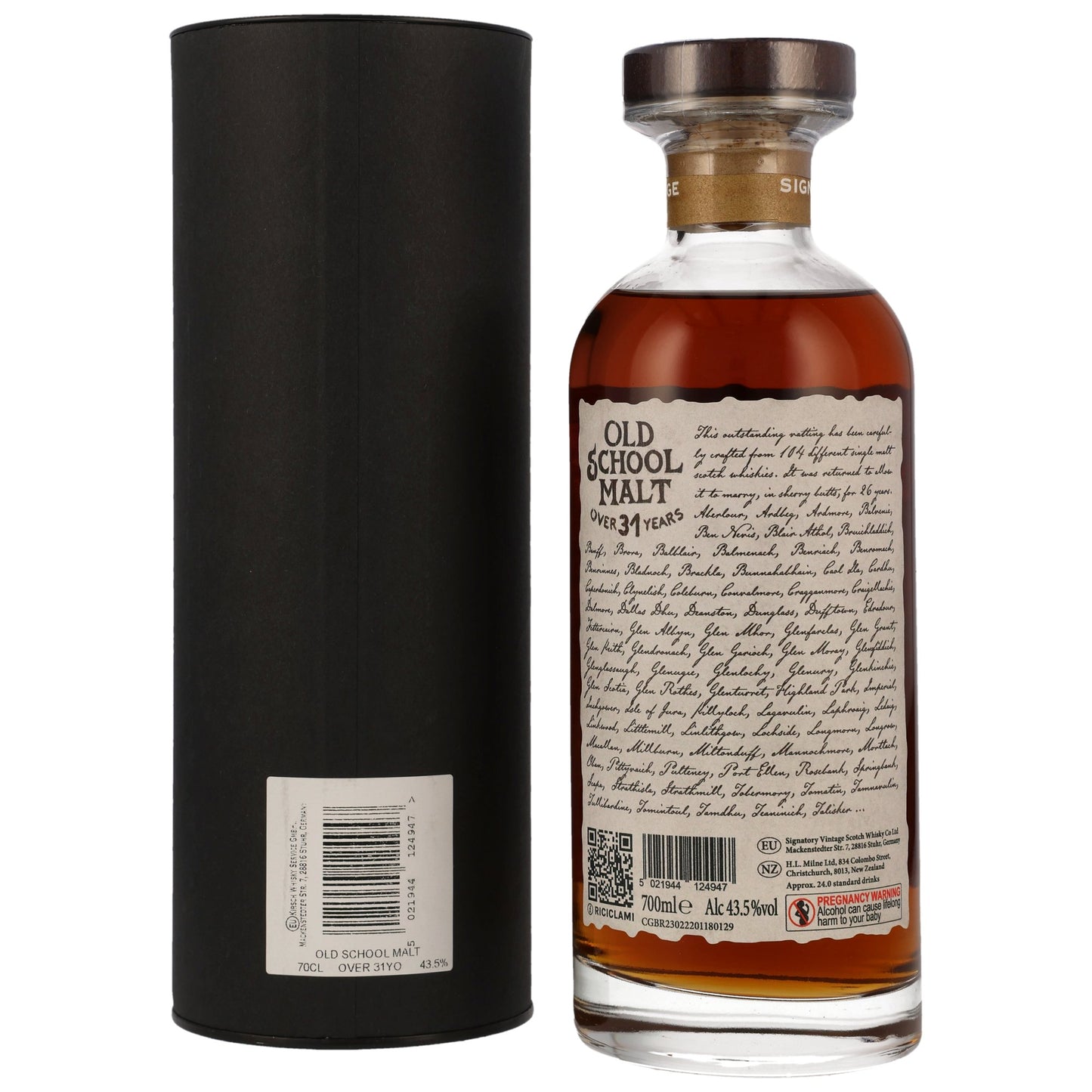 SIGNATORY VINTAGE - Old School Malt 31 Years & Older - 43,5% Vol.