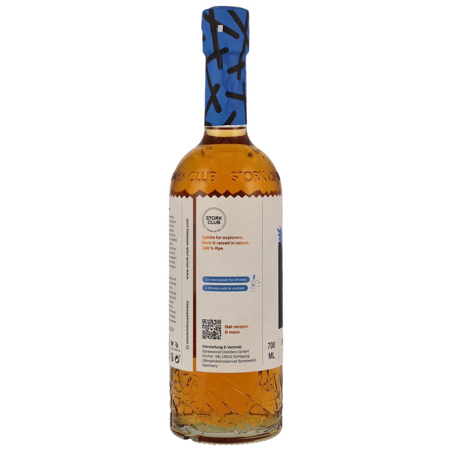 STORK CLUB - Straight Rye Whiskey - 45% Vol.