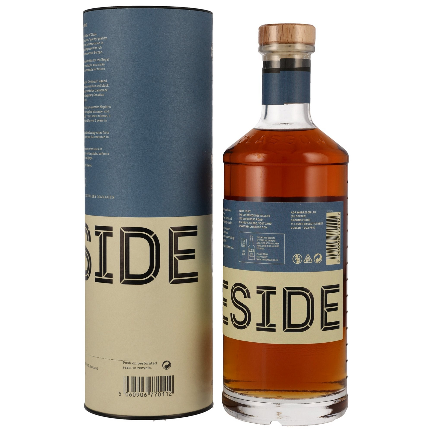 CLYDESIDE - Napier 6 Jahre Sherry Cask Matured - 46% Vol.