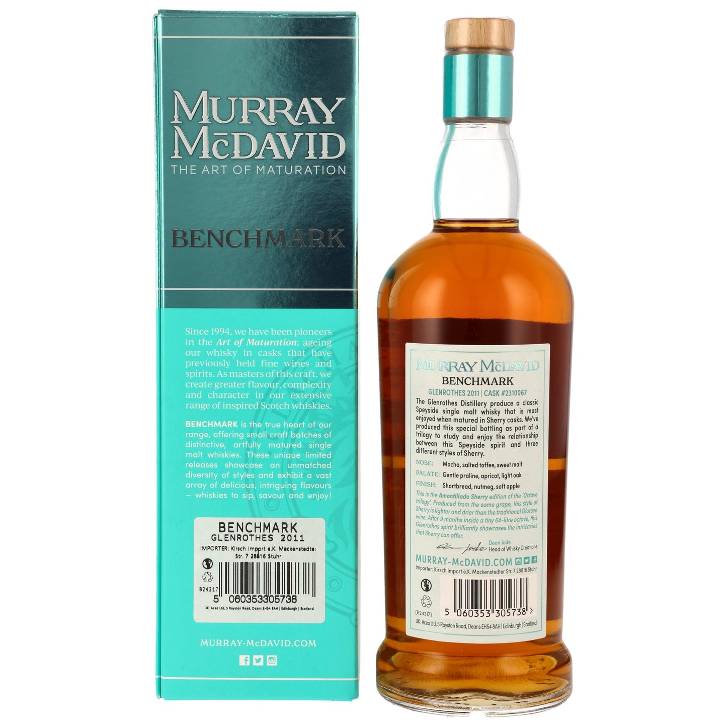 GLENROTHES - 2011/2024 13 Jahre Amontillado Sherry Octave #2310067 - 58,9% Vol.