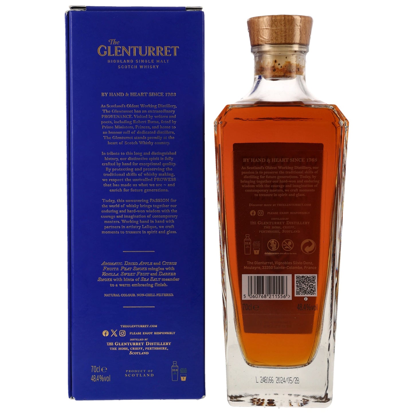 GLENTURRET - 10 Jahre Peat Smoked Release 2024 - 48,4% Vol.
