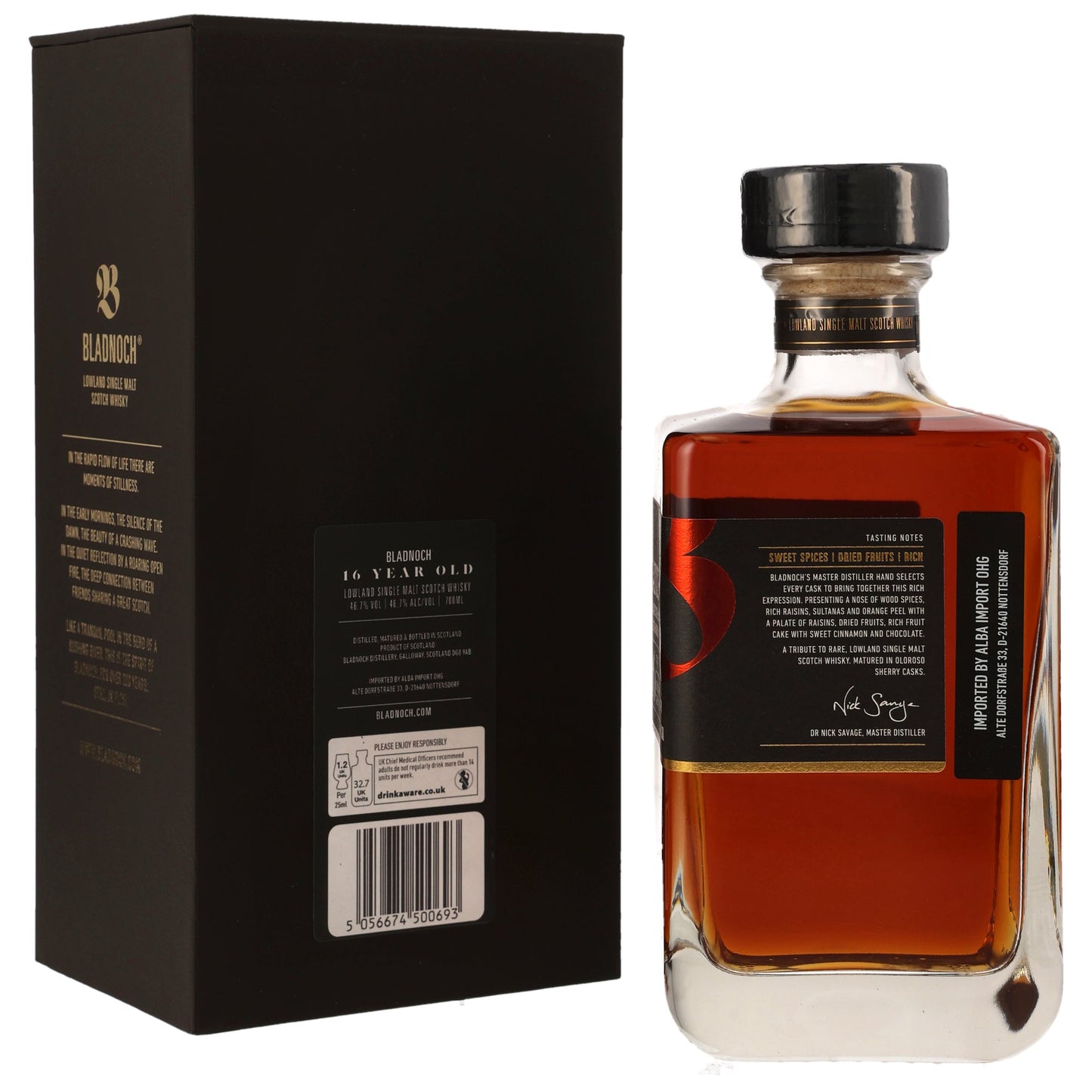 BLADNOCH - 16 Jahre Sherry Cask - 46,7% Vol.