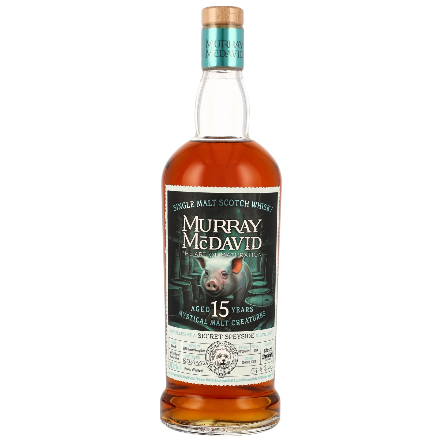 Secret Speyside 2009/2024 - 15 Jahre 1st Fill Oloroso Butts #900110 & 900111 - Murray McDavid - 57,8% Vol.