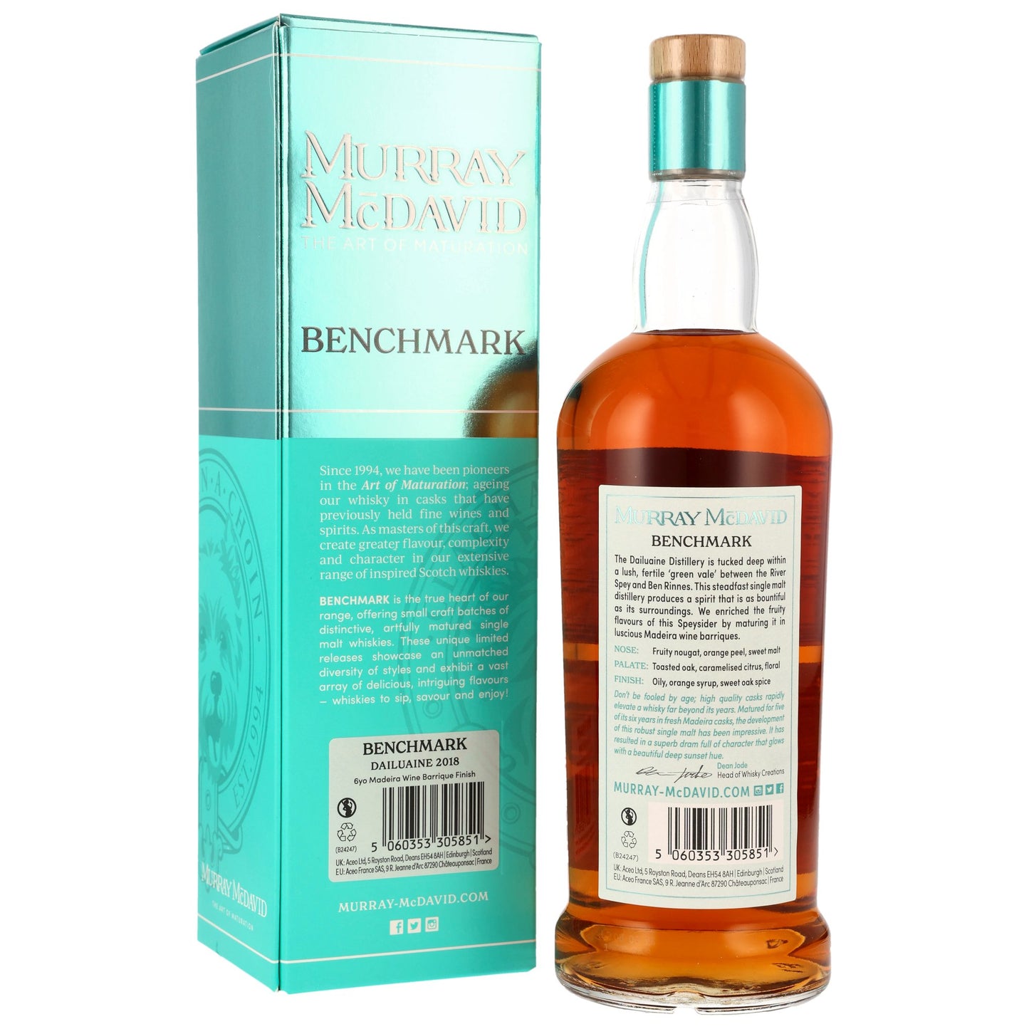 DAILUAINE - 2018/2024 6 Jahre Madeira Wine Barrique- 50,1% Vol.