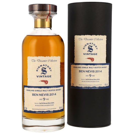 BEN NEVIS - 9 Jahre Ibisco Decanter - 46% Vol.