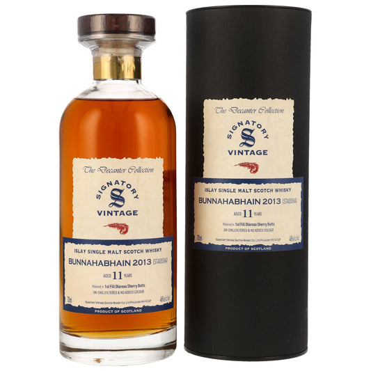 BUNNAHABHAIN STAOISHA - 11 Jahre Ibisco Decanter - 46% Vol.